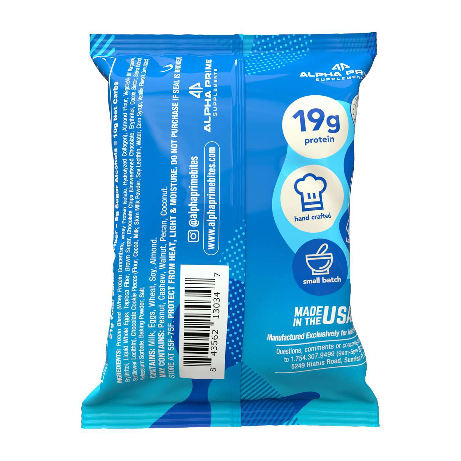 Protein Brownie - Chocolate Cookie Monster (12 Brownies)